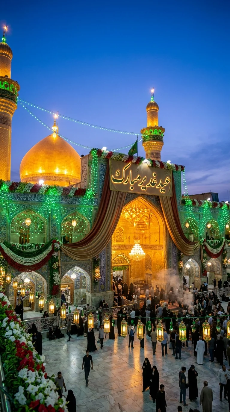 عکس با کیفیت حرم حضرت علی (ع)